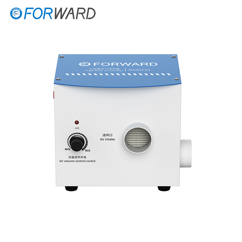 High Flow Air Purifier The Good Partner For Blue Light Laser Separating Machine