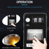 Top safety mini bubble removal machine for LCD OLED
