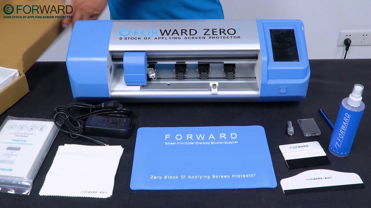 FORWARD Zero+ Screen Film Cutter (Built-in screen version) Operation Steps Tutorial - iPhone