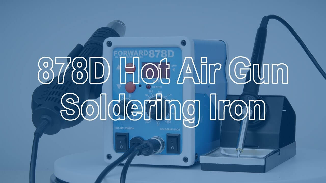 FORWARD 878D Hot Air Gun & Soldering Iron Combination