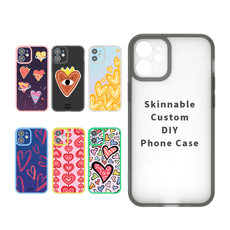 FW-KZ8 Skinnable Blank Phone Case For iPhone 12 mini Youthful & Skin-Feeling