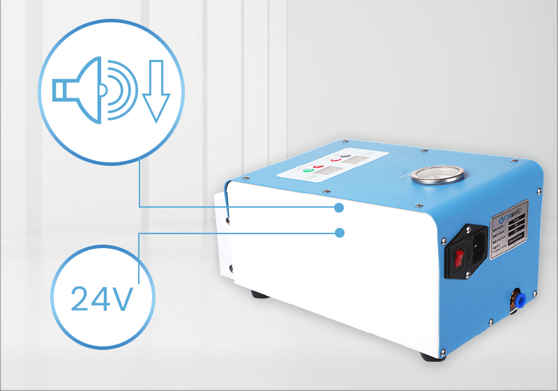 Upgraded 24V low-voltage air valve configuration, effective noise reduction-forward