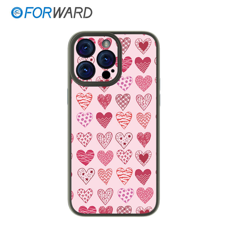 FORWARD Finished Phone Case For iPhone - Take Me To Your Heart Series FW-KZJ004 Space Gray