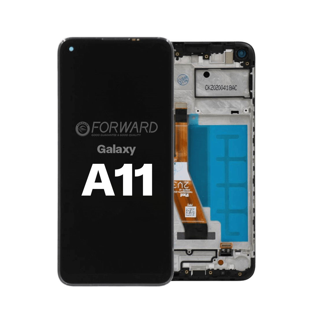 LCD Screen and Digitizer Assembly w/ Frame for Samsung Galaxy A11
