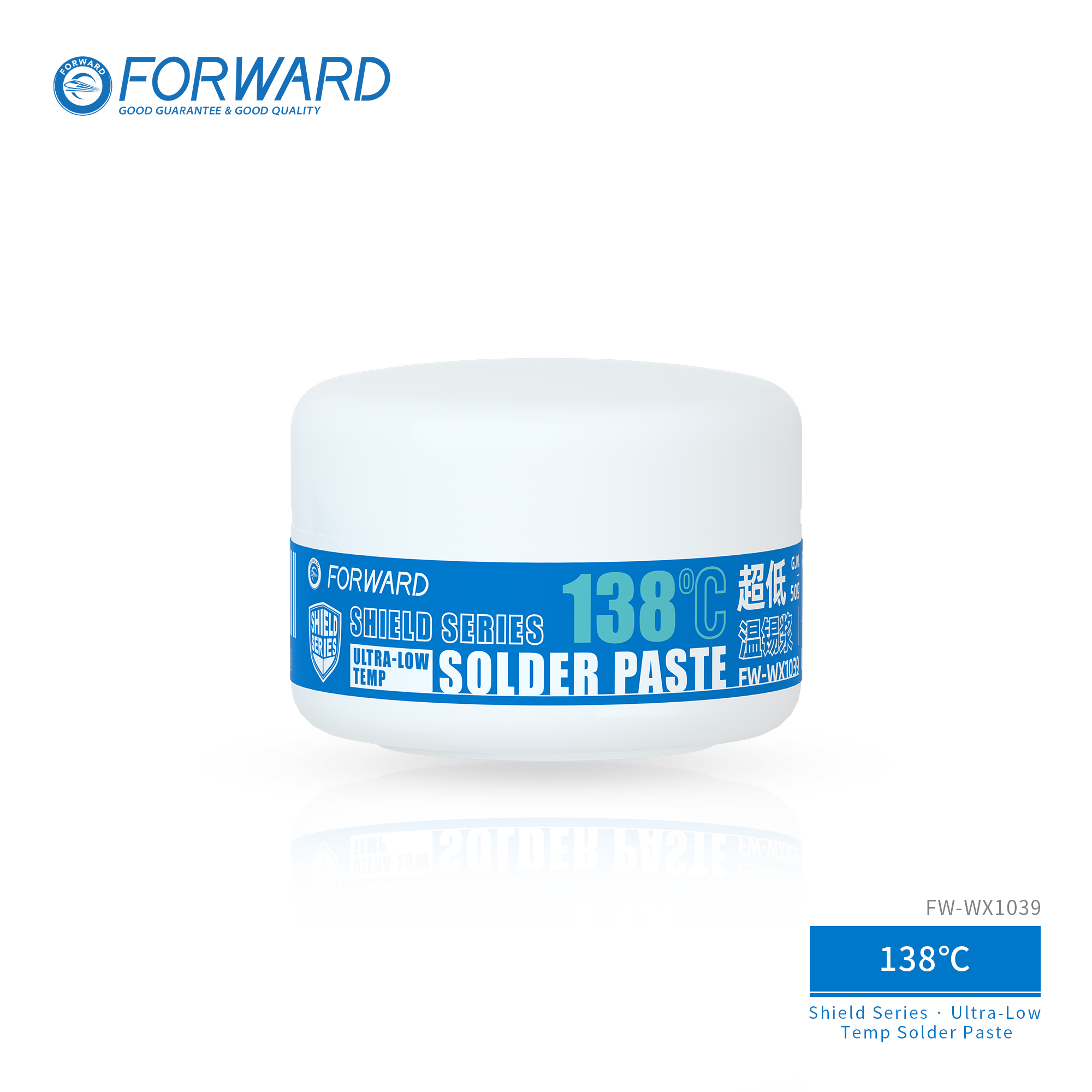 WS-138锡膏-T101 FW-WX1039 138℃ Ultra-Low Temp Solder Paste-Shield Series