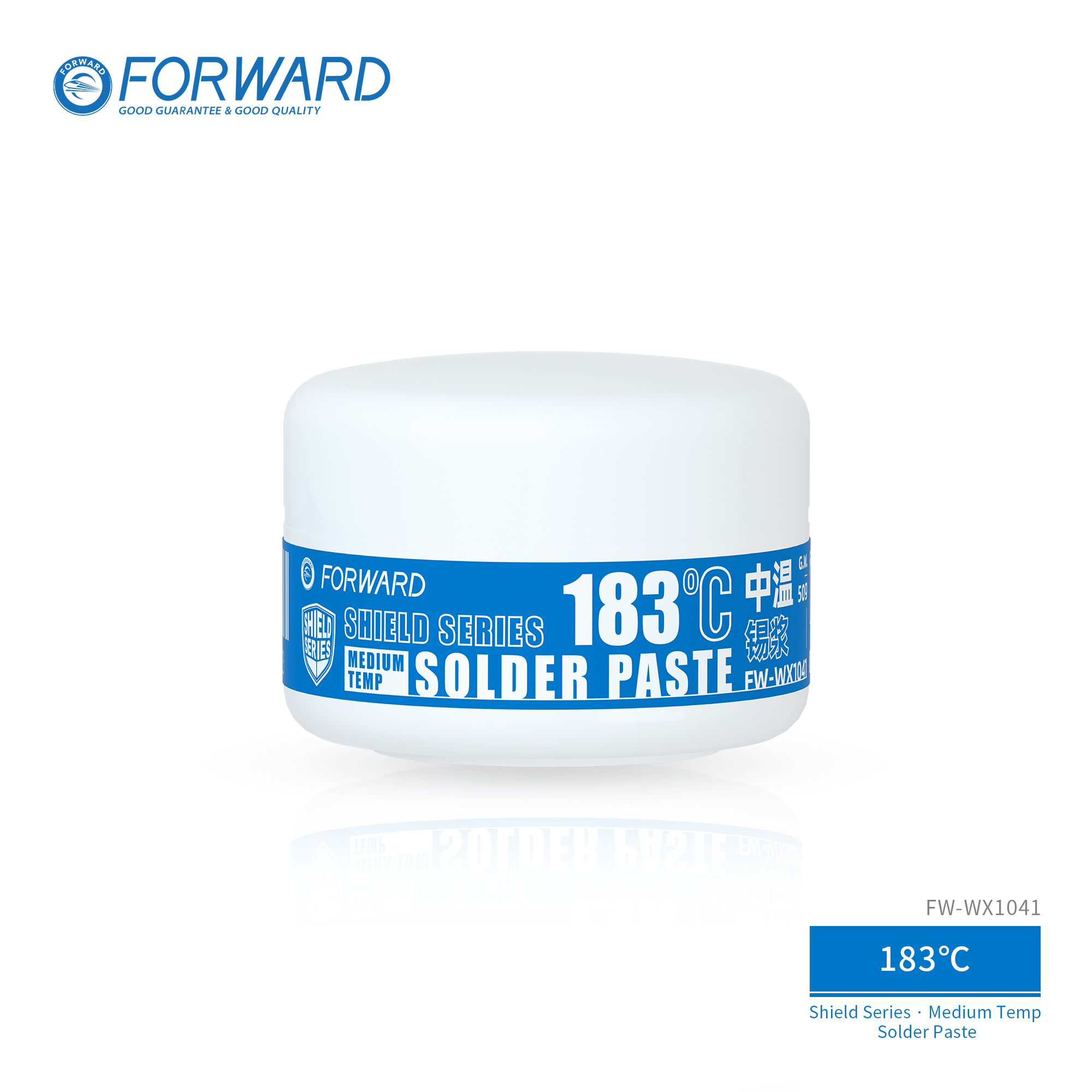 WS-183锡膏-T101 FW-WX1041 183℃ Medium Temp Solder Paste-Shield Series