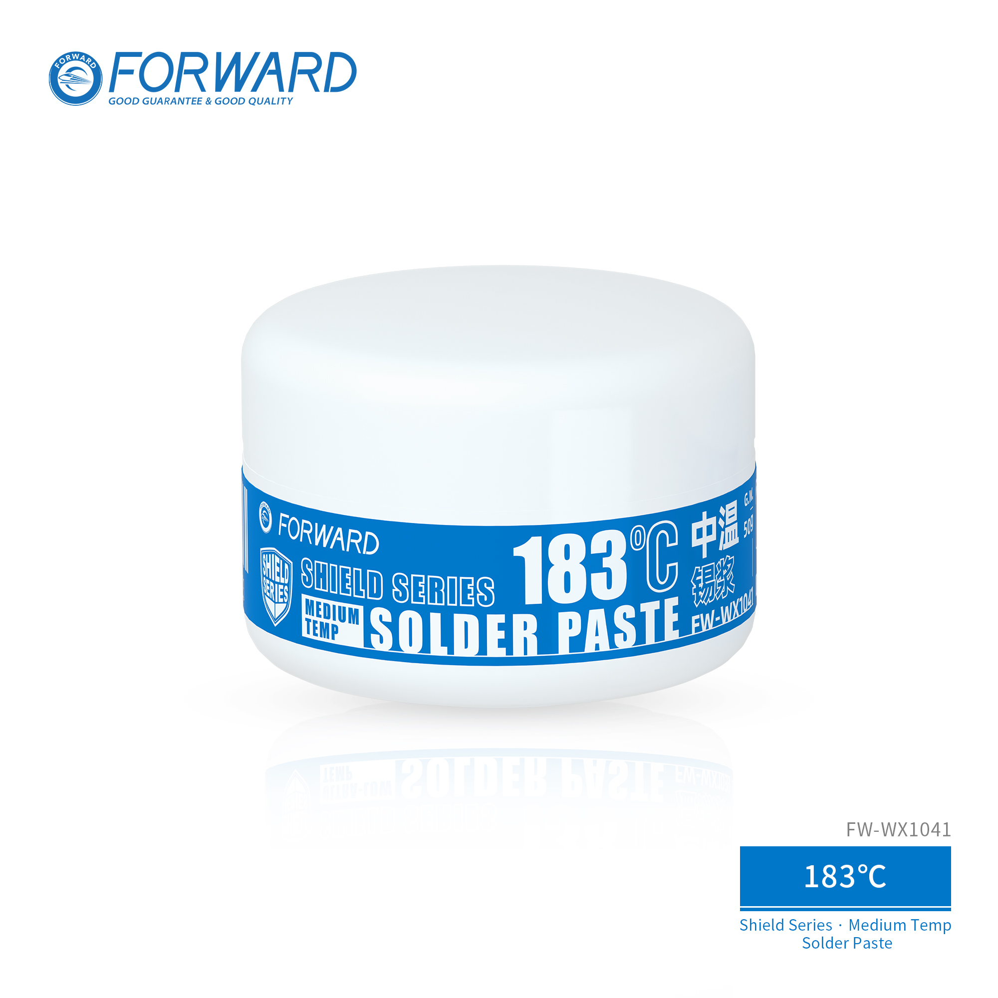 WS-183锡膏-T102 FW-WX1041 183℃ Medium Temp Solder Paste-Shield Series