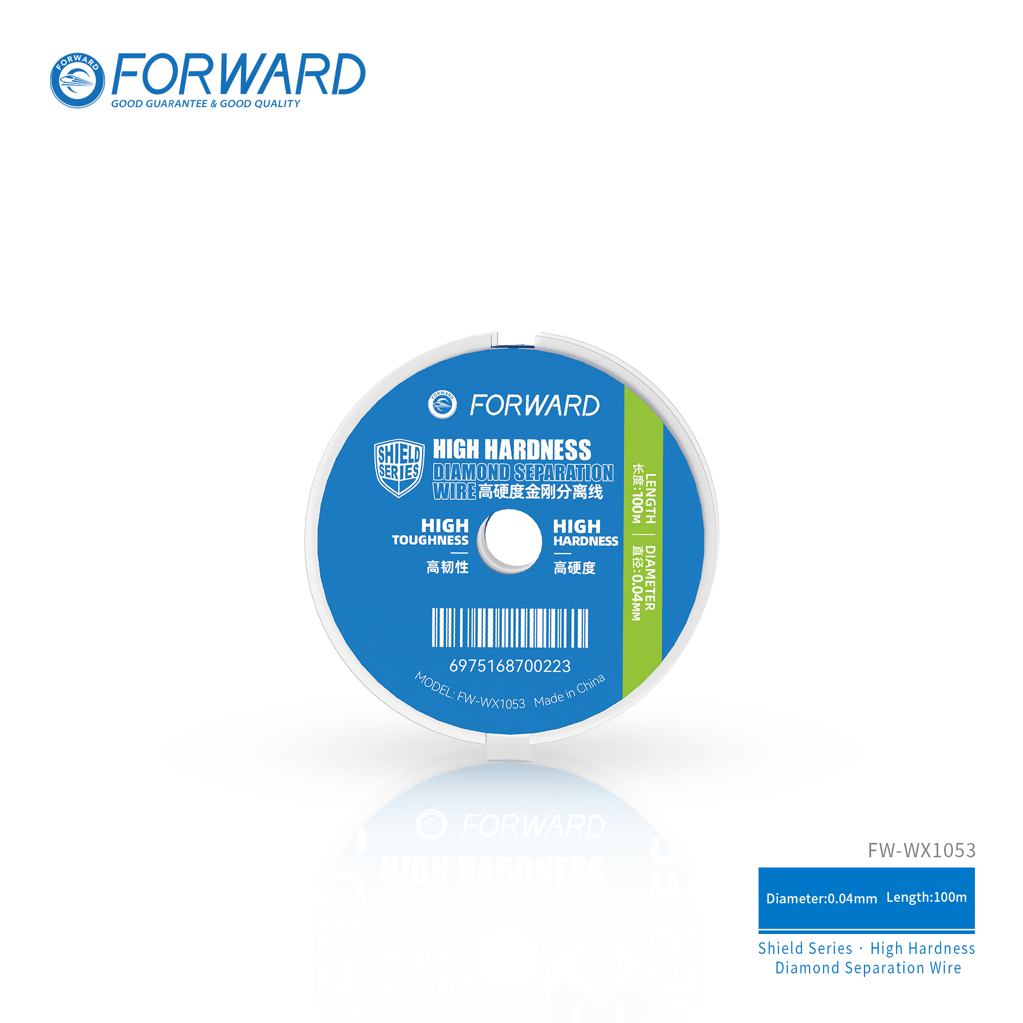 WS-分离线0.04-T101 FW-WX1053 High Hardness Diamond Separation Wire-Shield Series