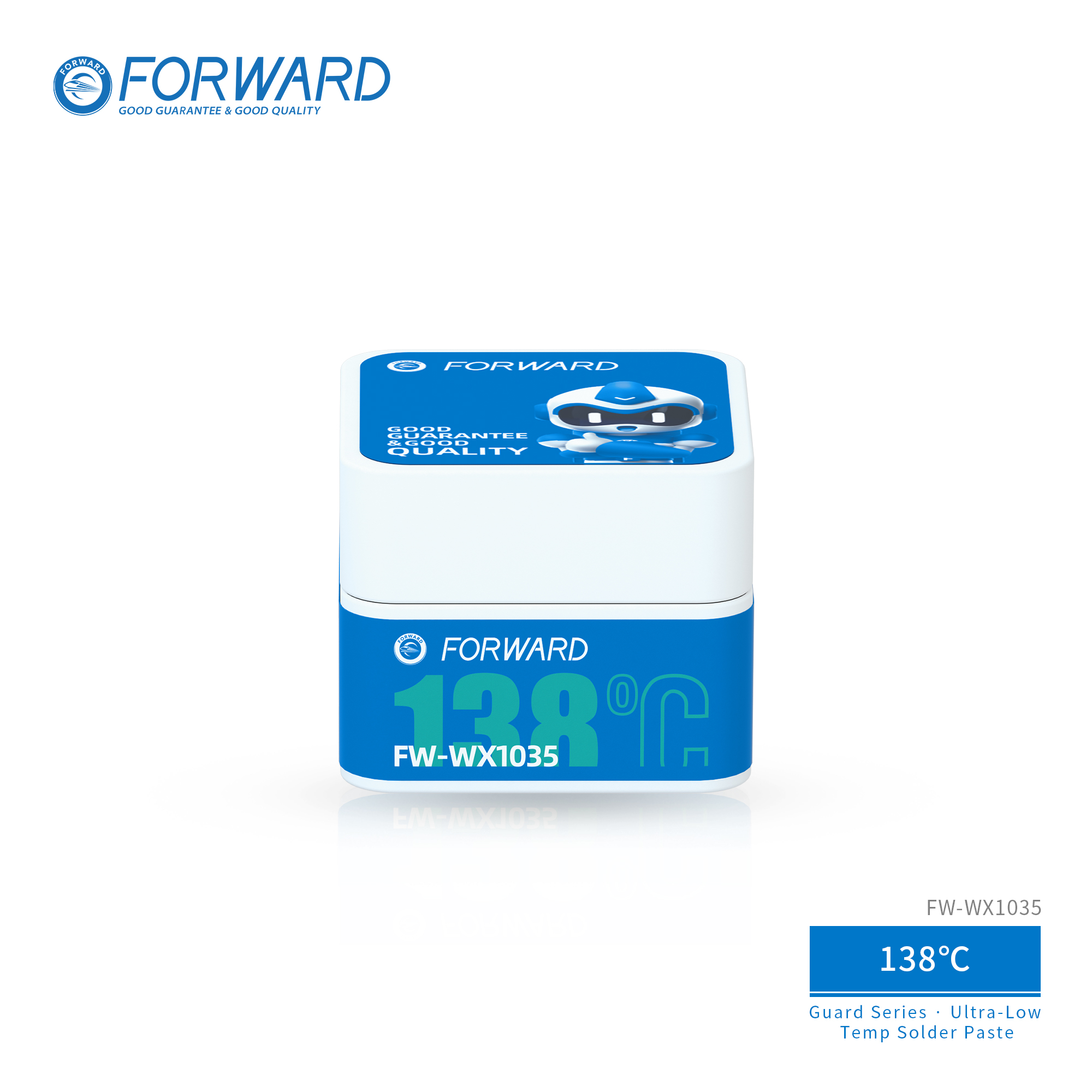 卫士-138锡膏-T101 FW-WX1035 138℃ Ultra-Low Temp Solder Paste-Guard Series
