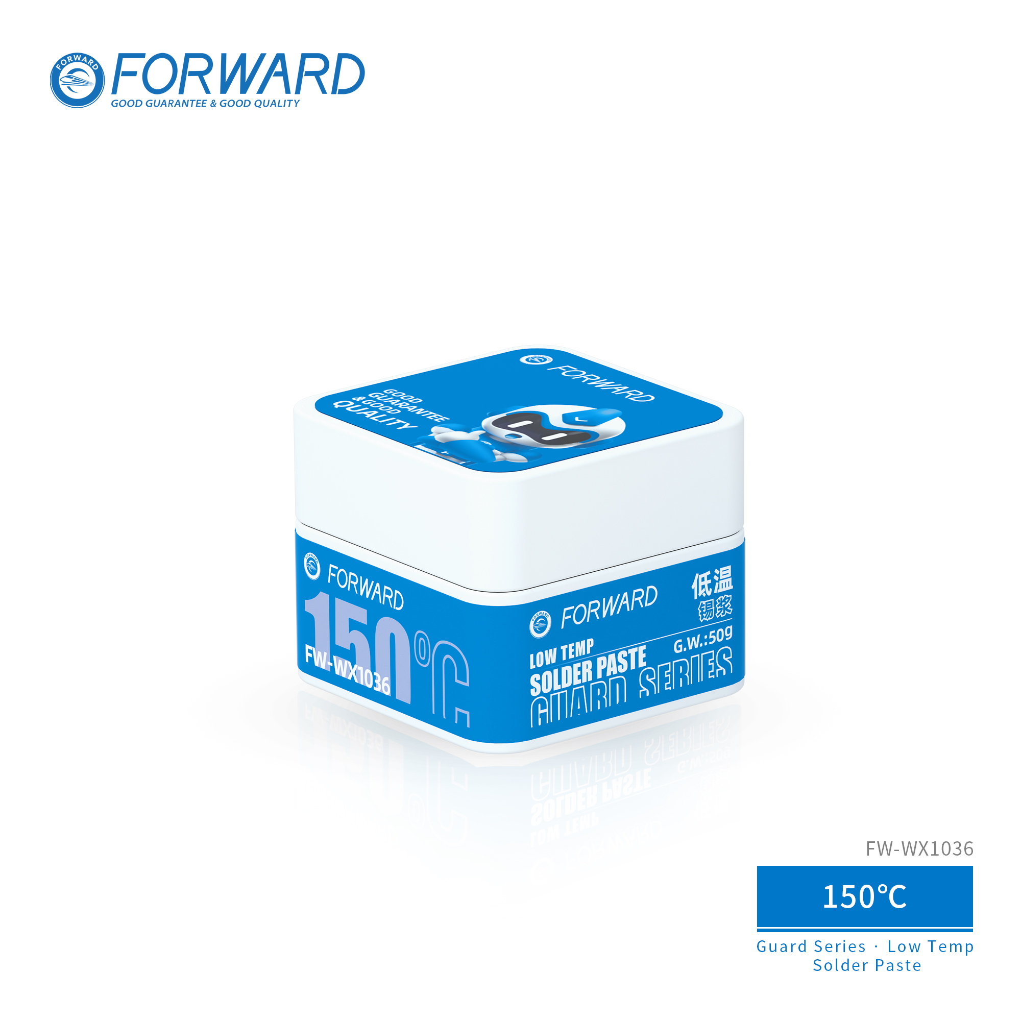 卫士-150锡膏-T102 FW-WX1036 Low Temp Solder Paste-Guard Series