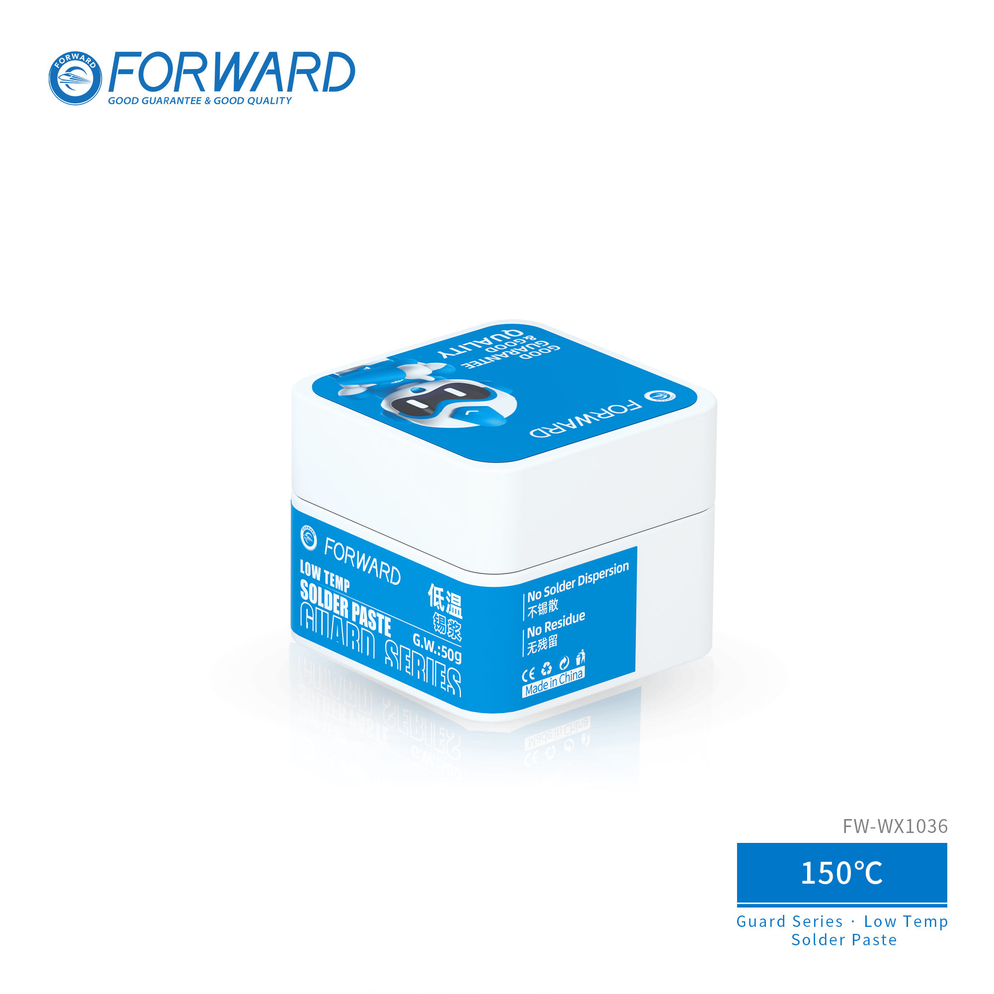 卫士-150锡膏-T103 FW-WX1036 Low Temp Solder Paste-Guard Series