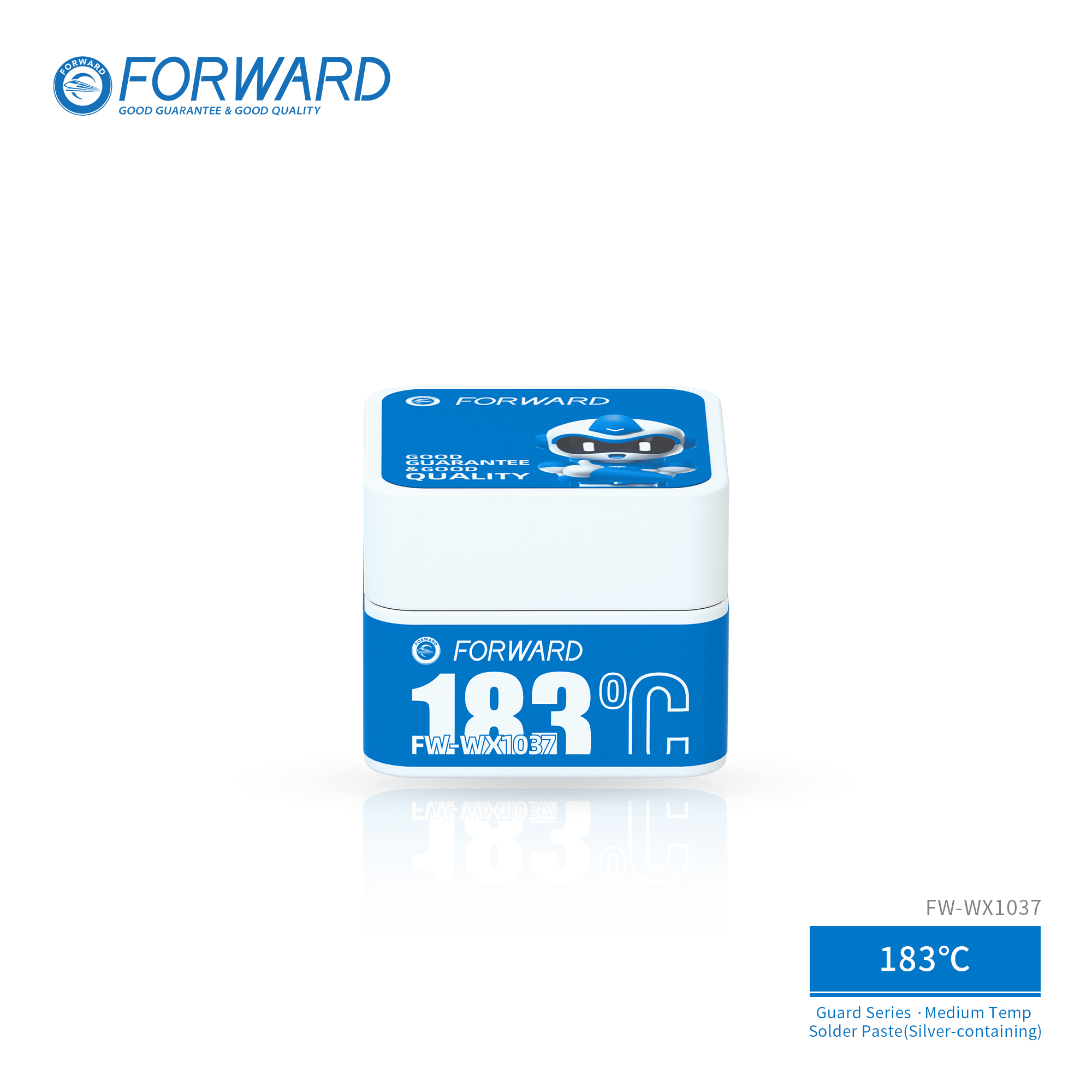FW-WX1037 183℃ Medium Temp Solder Paste(Silver-containing)-Guard Series