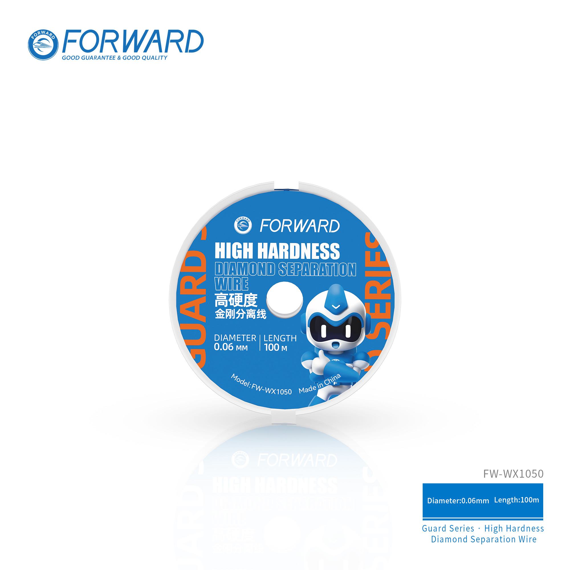 卫士-分离线-0.06-1 FW-WX1050 High Hardness Diamond Separation Wire-Guard Series