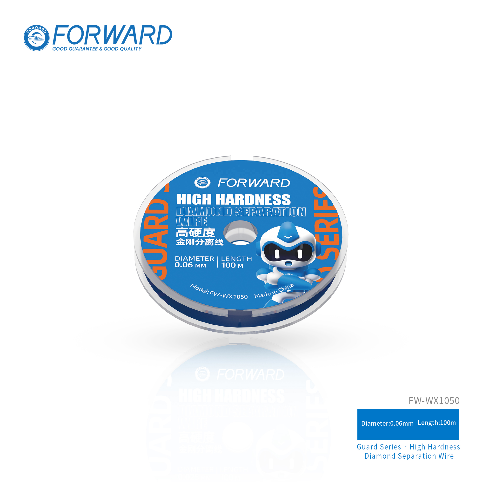 卫士-分离线-0.06-3 FW-WX1050 High Hardness Diamond Separation Wire-Guard Series