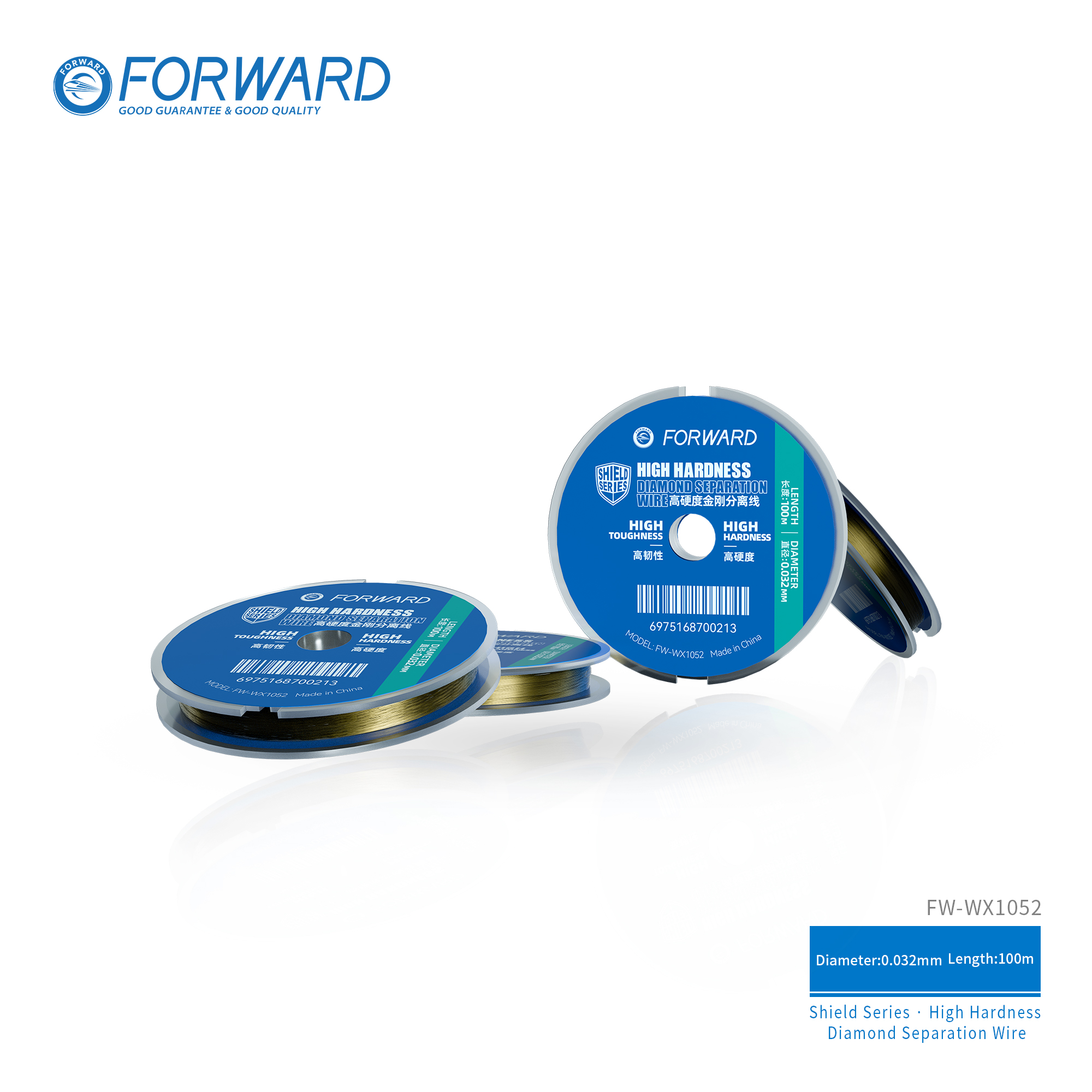 盾牌-分离线-0.032-3 FW-WX1052 High Hardness Diamond Separation Wire-Shield Series