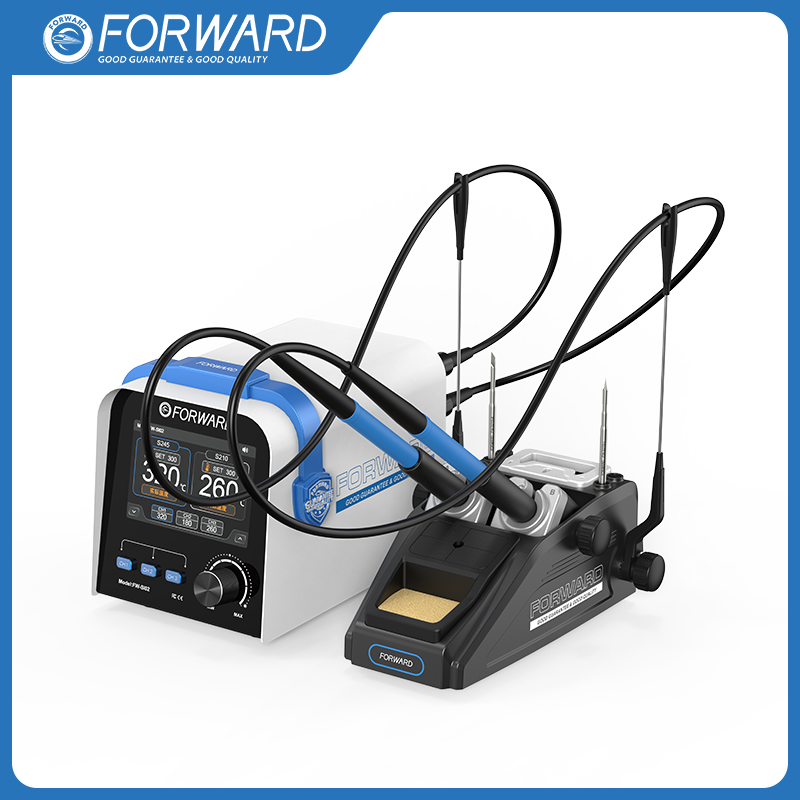 1 FW-SI02 Double Station Precise Temperature Control Soldering Station