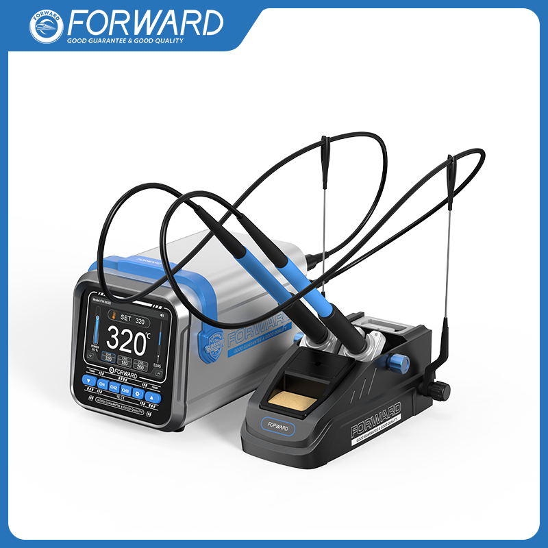 1 FW-BE02 Double Station Precise Temperature Control Soldering Station
