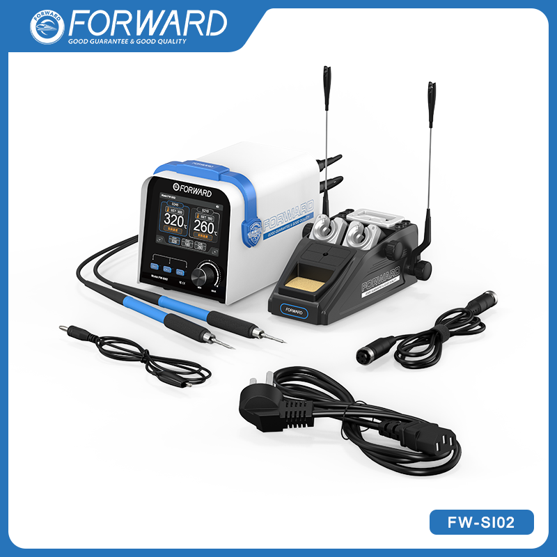 11 FW-SI02 Double Station Precise Temperature Control Soldering Station