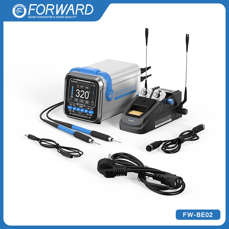 11 FW-BE02 Double Station Precise Temperature Control Soldering Station
