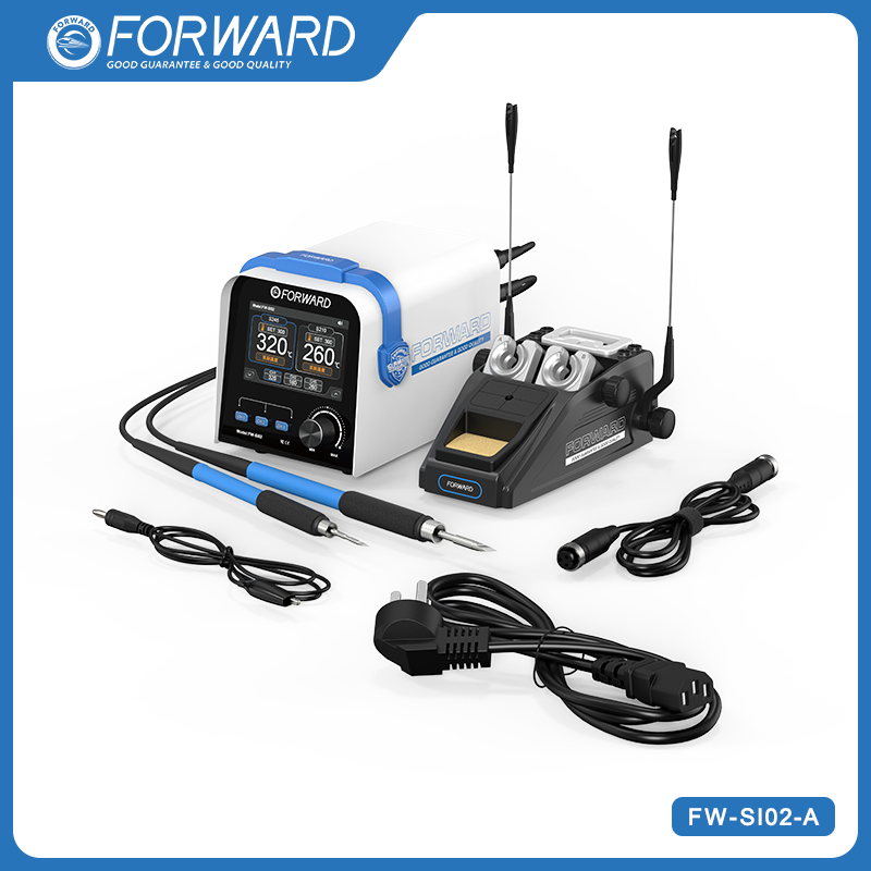 12 FW-SI02 Double Station Precise Temperature Control Soldering Station