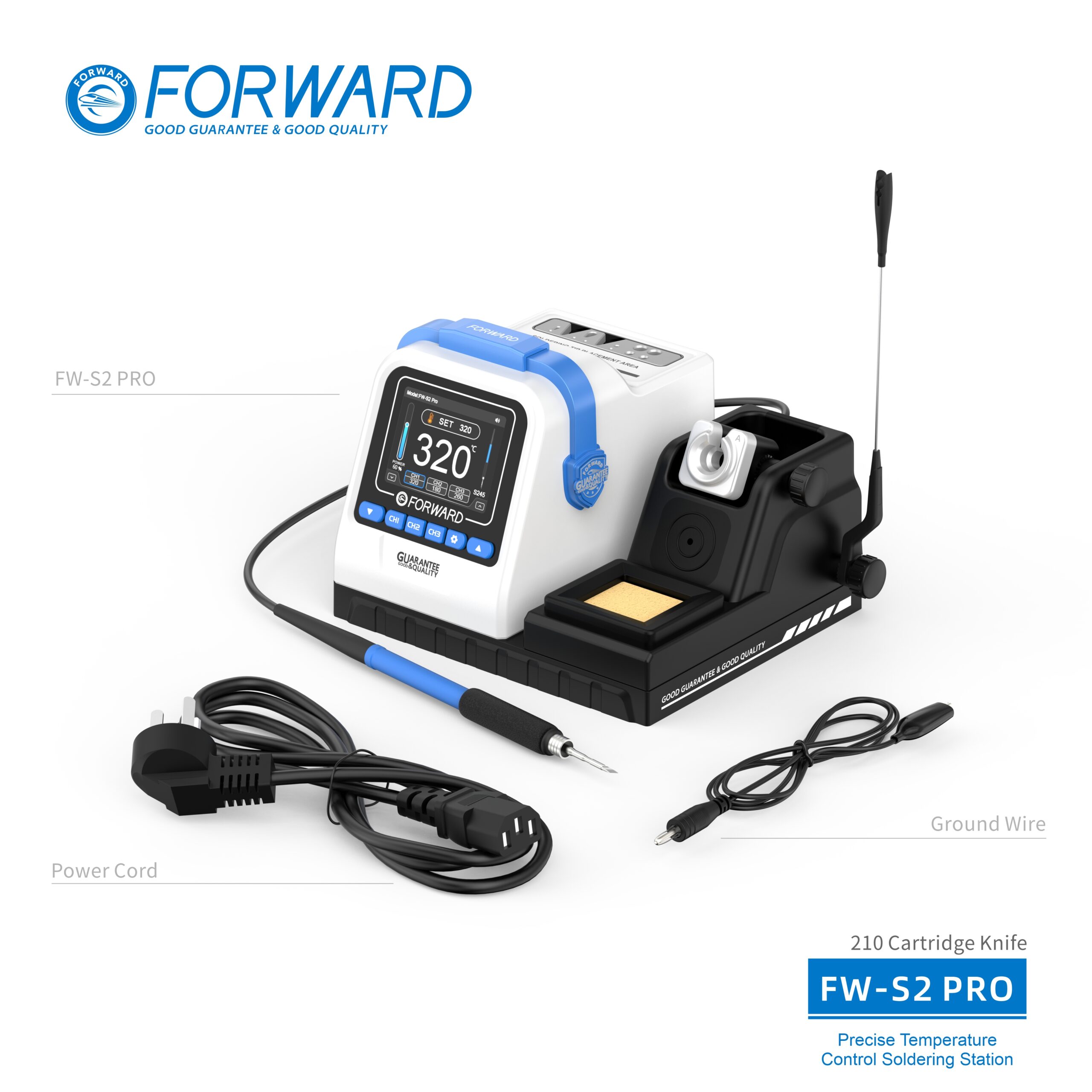 9 FW-S2Pro Series Precise Temperature Control Soldering Station