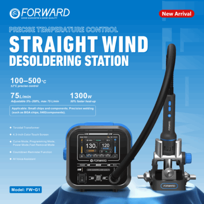FW-G1-Precise Temperature Straight Wind Desoldering Station