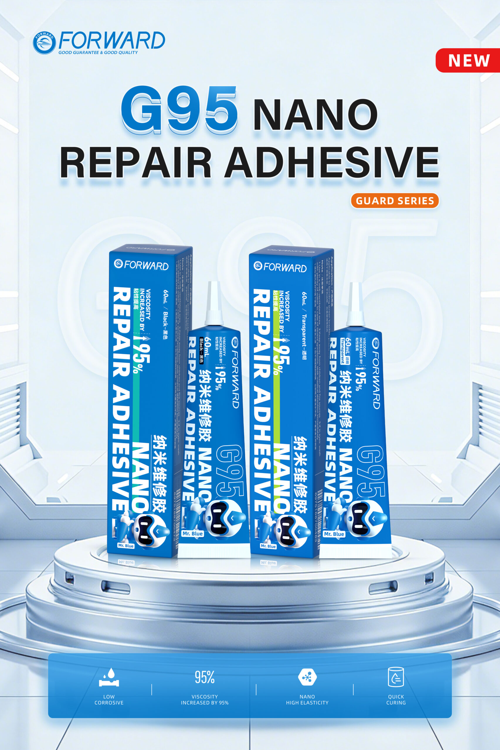纳米维修胶-卫士系列 FW-WX1066 & FW-WX1067-G95 Nano Repair Adhesive-Guard Series-60ml